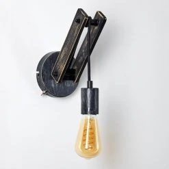 Hofstein Aarhus Wandleuchte Schwarz, Grau, 1-flammig -Wandleuchten Verkauf aarhus wandleuchte h3315194 11