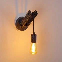 Hofstein Aarhus Wandleuchte Schwarz, Grau, 1-flammig -Wandleuchten Verkauf aarhus wandleuchte h3315194 12