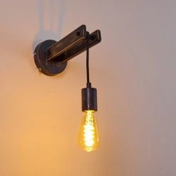 Hofstein Aarhus Wandleuchte Schwarz, Grau, 1-flammig -Wandleuchten Verkauf aarhus wandleuchte h3315194 18