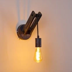 Hofstein Aarhus Wandleuchte Schwarz, Grau, 1-flammig -Wandleuchten Verkauf aarhus wandleuchte h3315194 2