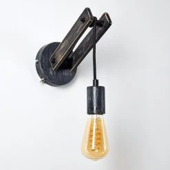 Hofstein Aarhus Wandleuchte Schwarz, Grau, 1-flammig -Wandleuchten Verkauf aarhus wandleuchte h3315194 4