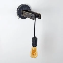 Hofstein Aarhus Wandleuchte Schwarz, Grau, 1-flammig -Wandleuchten Verkauf aarhus wandleuchte h3315194 5