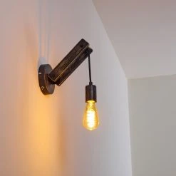 Hofstein Aarhus Wandleuchte Schwarz, Grau, 1-flammig -Wandleuchten Verkauf aarhus wandleuchte h3315194 6