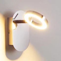 Hofstein Adel Wandspot LED Chrom, 1-flammig -Wandleuchten Verkauf adel wandspot h417 8