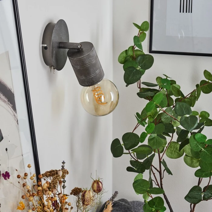 Hofstein Ajaccio Wandleuchte Nickel-Matt, 1-flammig 11 Hofstein Ajaccio Wandleuchte Nickel-Matt, 1-flammig - Image 11