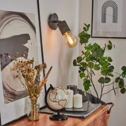 Hofstein Ajaccio Wandleuchte Nickel-Matt, 1-flammig 23 Hofstein Ajaccio Wandleuchte Nickel-Matt, 1-flammig -Wandleuchten Verkauf ajaccio wandleuchte h3557082 11