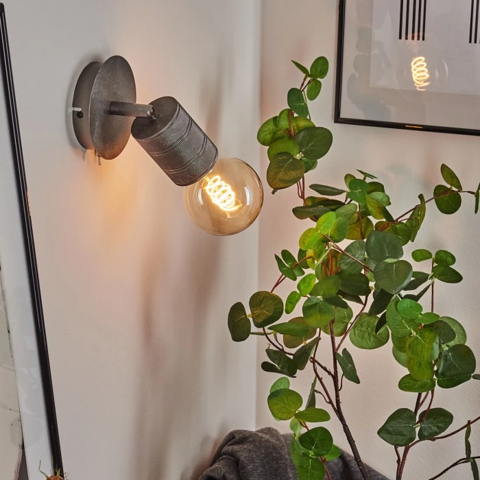 Hofstein Ajaccio Wandleuchte Nickel-Matt, 1-flammig 7 Hofstein Ajaccio Wandleuchte Nickel-Matt, 1-flammig - Image 7