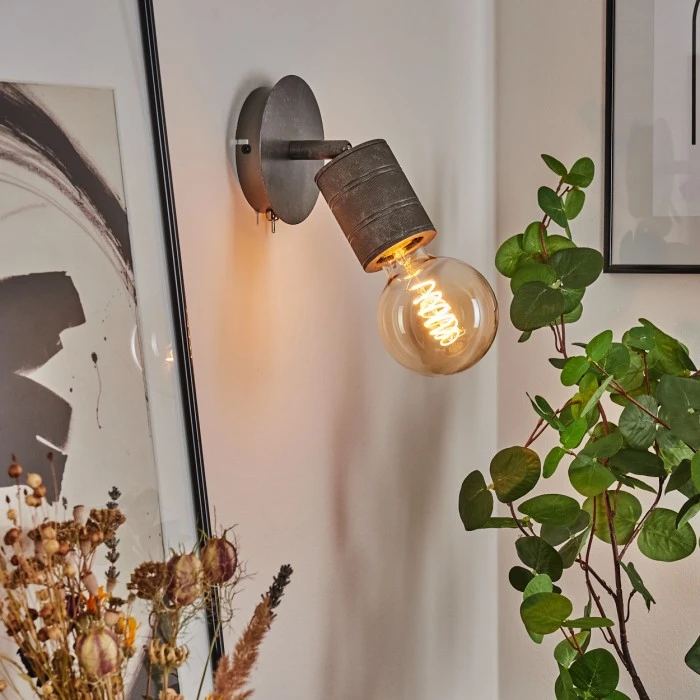 Hofstein Ajaccio Wandleuchte Nickel-Matt, 1-flammig 10 Hofstein Ajaccio Wandleuchte Nickel-Matt, 1-flammig - Image 10