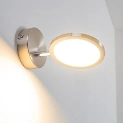 Hofstein Alberton Wandleuchte LED Hellbraun, 1-flammig -Wandleuchten Verkauf alberton wandleuchte h3009000 2