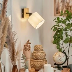 Hofstein Alsen Wandleuchte Schwarz, Holz hell, 1-flammig -Wandleuchten Verkauf alsen wandleuchte h3581131 10