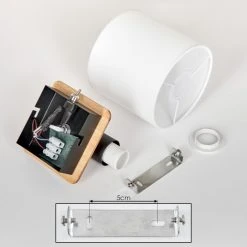 Hofstein Alsen Wandleuchte Schwarz, Naturfarben, 1-flammig -Wandleuchten Verkauf alsen wandleuchte h3581216 4