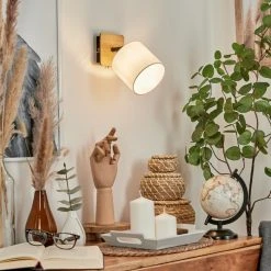 Hofstein Alsen Wandleuchte Schwarz, Naturfarben, 1-flammig -Wandleuchten Verkauf alsen wandleuchte h3581216 6