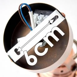 Hofstein Aniak Wandleuchte LED Kupferfarben, 1-flammig -Wandleuchten Verkauf aniak wandleuchte h3363706 15