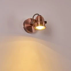 Hofstein Aniak Wandleuchte LED Kupferfarben, 1-flammig -Wandleuchten Verkauf aniak wandleuchte h3363706 6