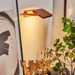 Hofstein Anneau Wandleuchte LED Chrom, Kupferfarben, 1-flammig -Wandleuchten Verkauf anneau wandleuchte h3560594 10