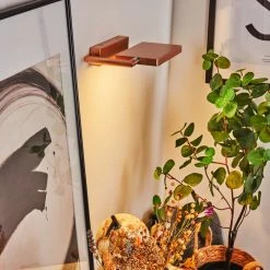 Hofstein Anneau Wandleuchte LED Chrom, Kupferfarben, 1-flammig -Wandleuchten Verkauf anneau wandleuchte h3560594 8