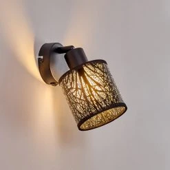 Hofstein Antalya Wandleuchte Schwarz, 1-flammig -Wandleuchten Verkauf antalya wandleuchte h3330449 16