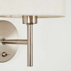 Hofstein Antillo Wandleuchte Nickel-Matt, 1-flammig 15 Hofstein Antillo Wandleuchte Nickel-Matt, 1-flammig -Wandleuchten Verkauf antillo wandleuchte h3421765 2