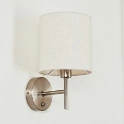 Hofstein Antillo Wandleuchte Nickel-Matt, 1-flammig 20 Hofstein Antillo Wandleuchte Nickel-Matt, 1-flammig -Wandleuchten Verkauf antillo wandleuchte h3421765 7