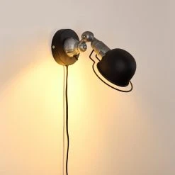 Hofstein Arild Wandleuchte Schwarz, Silber, 1-flammig -Wandleuchten Verkauf arild wandleuchte h3319475 15