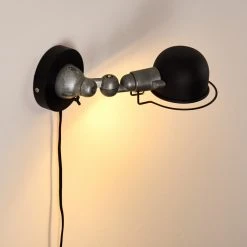 Hofstein Arild Wandleuchte Schwarz, Silber, 1-flammig -Wandleuchten Verkauf arild wandleuchte h3319475 4