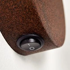 Hofstein Arjen Wandleuchte Rostfarben, Holz dunkel, 1-flammig -Wandleuchten Verkauf arjen wandleuchte h3336854 do1 13