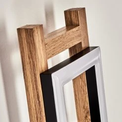 Hofstein Ayajasco Wandleuchte LED Schwarz, Holzoptik, Naturfarben, 1-flammig -Wandleuchten Verkauf ayajasco wandleuchte h3580073 5