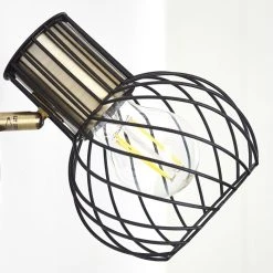 Hofstein Bacau Wandleuchte Schwarz-Gold, 1-flammig -Wandleuchten Verkauf bacau wandleuchte h3320136 10