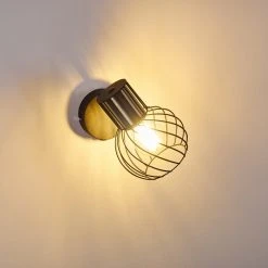 Hofstein Bacau Wandleuchte Schwarz-Gold, 1-flammig -Wandleuchten Verkauf bacau wandleuchte h3320136 18