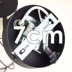 Hofstein Bacau Wandleuchte Schwarz-Gold, 1-flammig -Wandleuchten Verkauf bacau wandleuchte h3320136 20