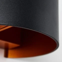 Hofstein Badajoz Wandleuchte LED Schwarz, Kupferfarben, 1-flammig -Wandleuchten Verkauf badajoz wandleuchte h3312889 10