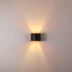 Hofstein Badajoz Wandleuchte LED Schwarz, Kupferfarben, 1-flammig -Wandleuchten Verkauf badajoz wandleuchte h3312889 20