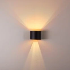 Hofstein Badajoz Wandleuchte LED Schwarz, Kupferfarben, 1-flammig -Wandleuchten Verkauf badajoz wandleuchte h3312889 7