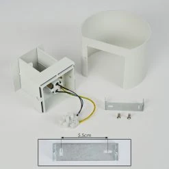 Hofstein Badajoz Wandleuchte LED Weiß, 1-flammig 16 Hofstein Badajoz Wandleuchte LED Weiß, 1-flammig -Wandleuchten Verkauf badajoz wandleuchte h3312902 4