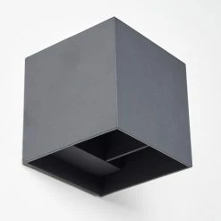 Hofstein Badajoz Wandleuchte LED Anthrazit, 1-flammig -Wandleuchten Verkauf badajoz wandleuchte h3318737 17