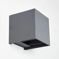 Hofstein Badajoz Wandleuchte LED Anthrazit, 1-flammig -Wandleuchten Verkauf badajoz wandleuchte h3318737 4