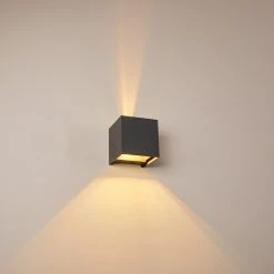 Hofstein Badajoz Wandleuchte LED Anthrazit, 1-flammig -Wandleuchten Verkauf badajoz wandleuchte h3318737 6