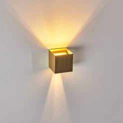 Hofstein Badajoz Wandleuchte LED Messing, Gold, 1-flammig -Wandleuchten Verkauf badajoz wandleuchte h3403495 13