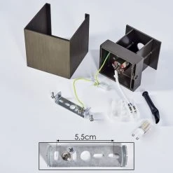 Hofstein Badajoz Wandleuchte LED Braun, 1-flammig -Wandleuchten Verkauf badajoz wandleuchte h3403518 4