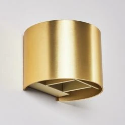 Hofstein Badajoz Wandleuchte LED Messing, Gold, 1-flammig -Wandleuchten Verkauf badajoz wandleuchte h3403570 7