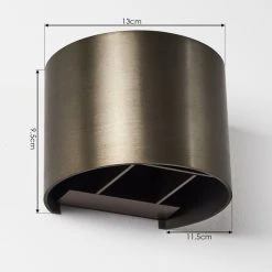 Hofstein Badajoz Wandleuchte LED Braun, 1-flammig -Wandleuchten Verkauf badajoz wandleuchte h3403594 3