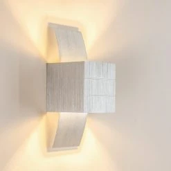 Hofstein Baltimore Wandleuchte LED Aluminium, 1-flammig -Wandleuchten Verkauf baltimore wandleuchte h392s2 12