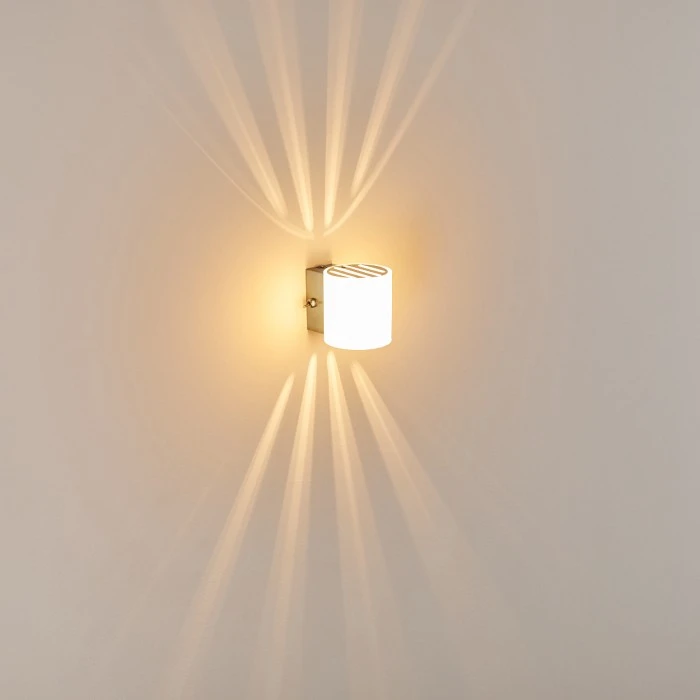 Hofstein Bamako Wandlampe Nickel-Matt, 1-flammig 11 Hofstein Bamako Wandlampe Nickel-Matt, 1-flammig - Image 11