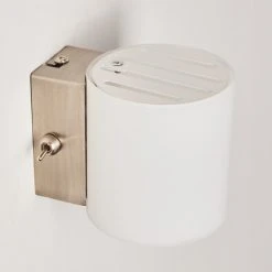 Hofstein Bamako Wandlampe Nickel-Matt, 1-flammig 33 Hofstein Bamako Wandlampe Nickel-Matt, 1-flammig -Wandleuchten Verkauf bamako wandlampe h391 13