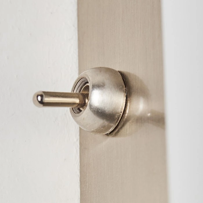 Hofstein Bamako Wandlampe Nickel-Matt, 1-flammig 9 Hofstein Bamako Wandlampe Nickel-Matt, 1-flammig - Image 9