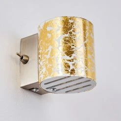 Hofstein Bamako Wandleuchte Nickel-Matt, 1-flammig -Wandleuchten Verkauf bamako wandleuchte h169613 do4 13