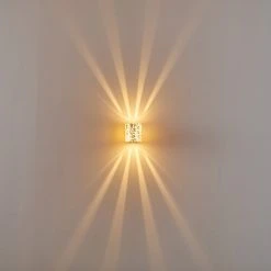 Hofstein Bamako Wandleuchte Nickel-Matt, 1-flammig -Wandleuchten Verkauf bamako wandleuchte h169613 do4 5