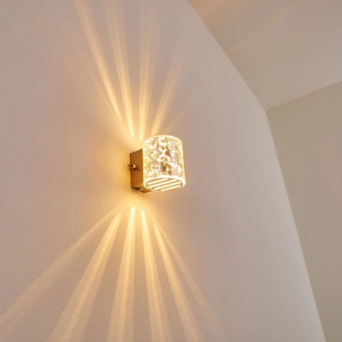 Hofstein Bamako Wandleuchte Nickel-Matt, 1-flammig 3 Hofstein Bamako Wandleuchte Nickel-Matt, 1-flammig - Image 3