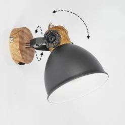 Hofstein Banjul Wandleuchte Grau, Holz dunkel, 1-flammig 16 Hofstein Banjul Wandleuchte Grau, Holz dunkel, 1-flammig -Wandleuchten Verkauf banjul wandleuchte h3371695 do1 7