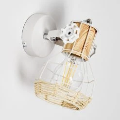 Hofstein Barbacena Wandleuchte Weiß, 1-flammig -Wandleuchten Verkauf barbacena wandleuchte h3322475 7